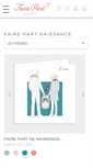 Mobile Screenshot of faire-part-elegant.fr